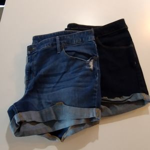 2 Pairs of Denim Shorts